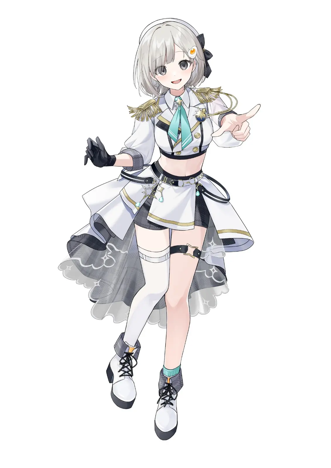在「PolarNight 」擔任穩定中低音域的靈魂角色的杏夜くもり