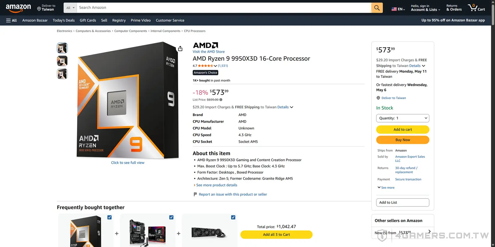 AMD Ryzen 9 9950X3D