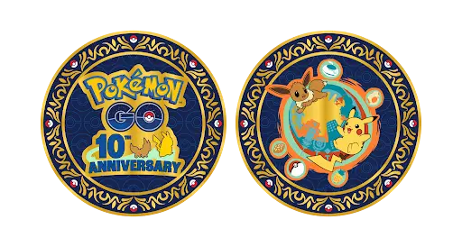 Pokemon GO 10 週年紀念幣