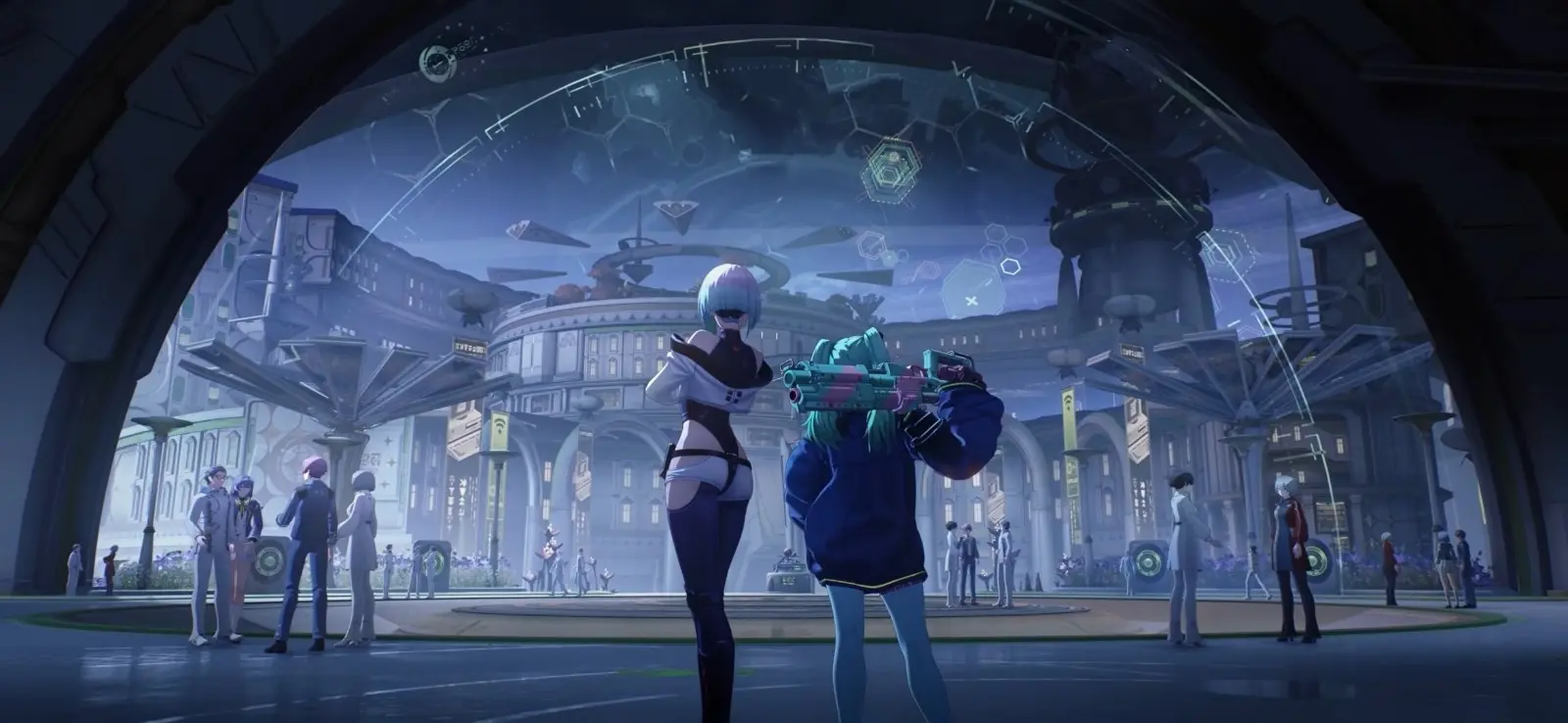 Wuthering Waves × Cyberpunk_ Edgerunners Collaboration Preview _ Good morning, Solaris! 1-3 screenshot
