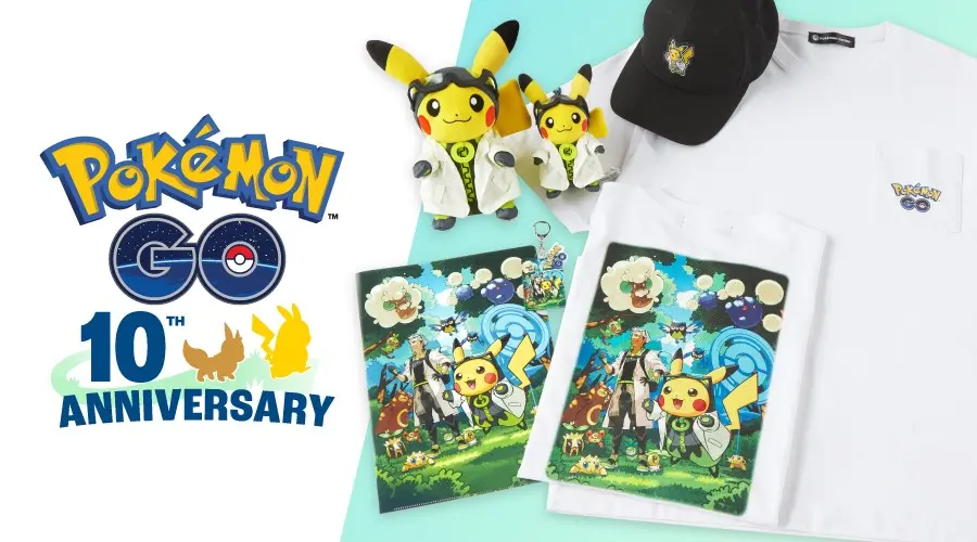 Pokemon GO 10 週年 Pokémon Center 原創紀念商品