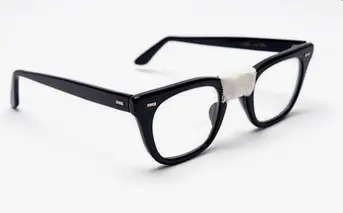 Nerd creepy glasses