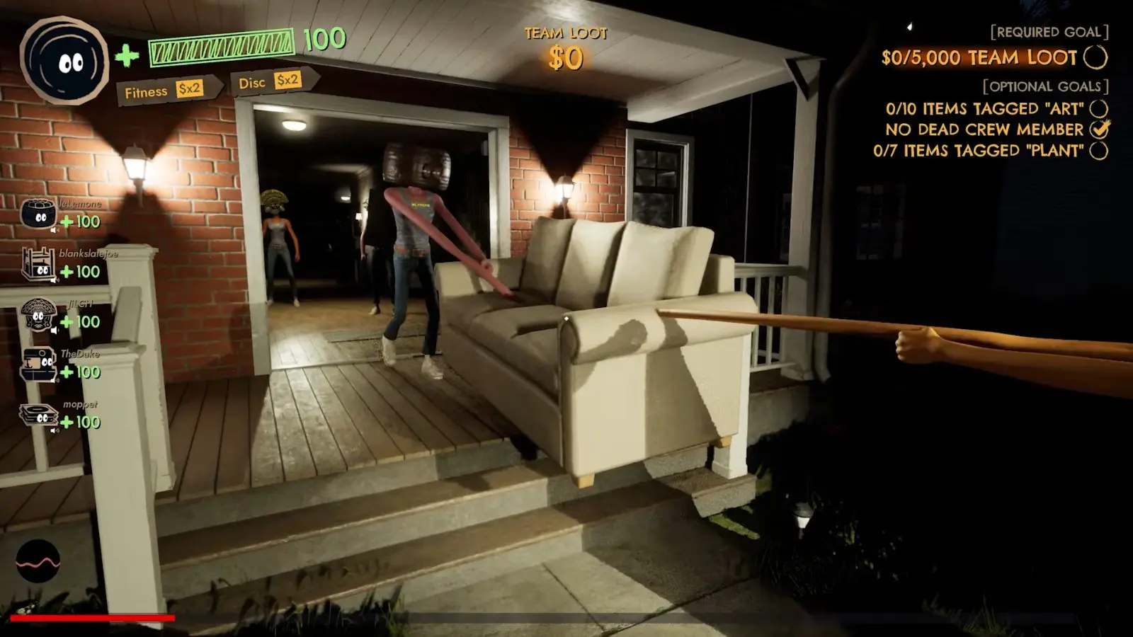 Friendslop heisting Indie game Burgle Supply Company, Release Date Announcement Trailer! 0-22 screenshot