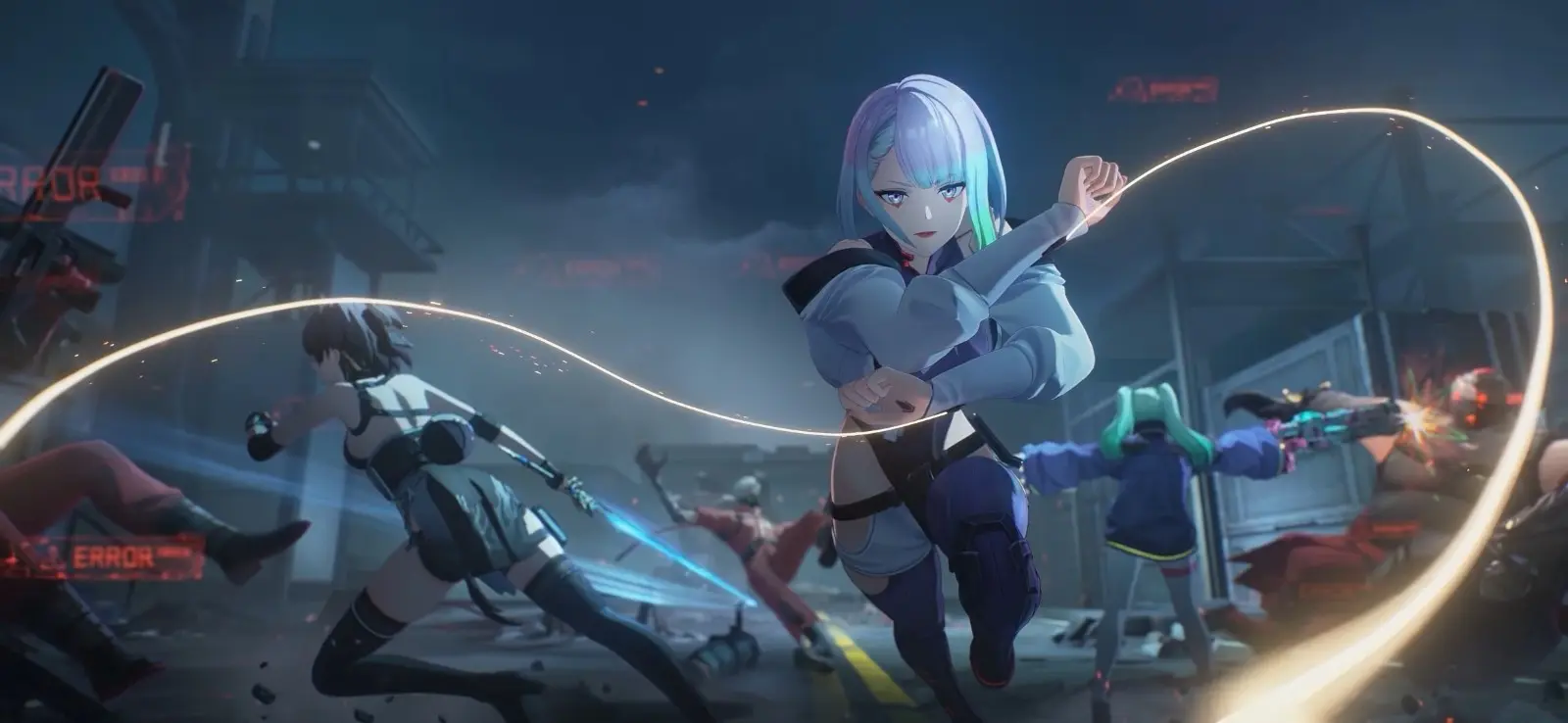 Wuthering Waves × Cyberpunk_ Edgerunners Collaboration Preview _ Good morning, Solaris! 1-0 screenshot