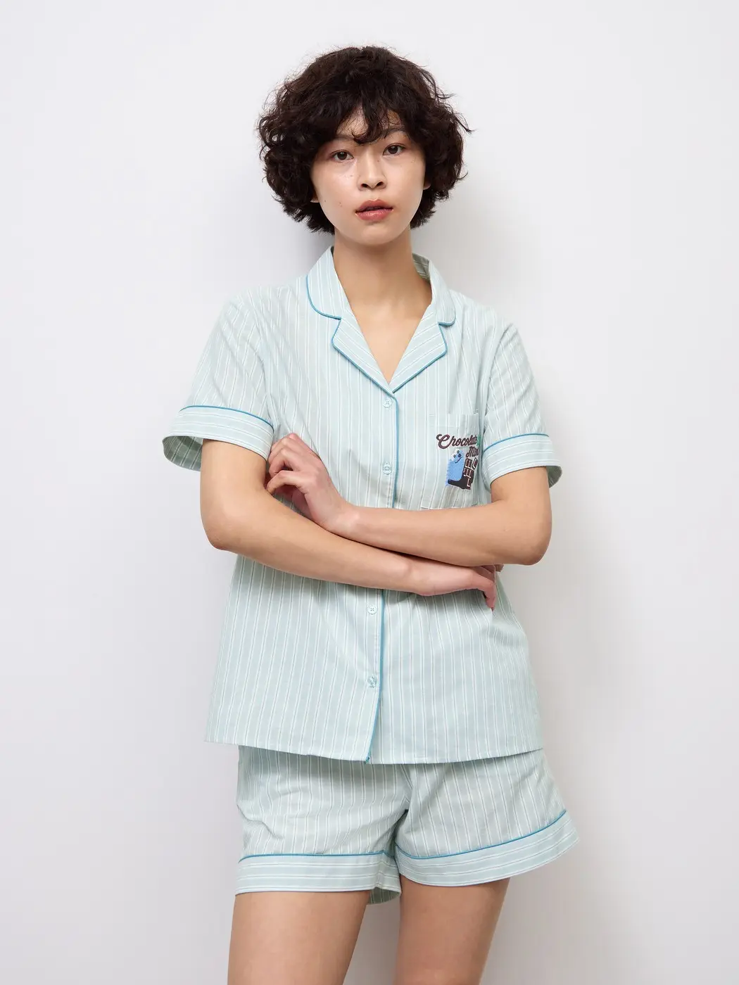 棉質家居服組(短袖)PUPPETSUNSUN3_原價$890_359904_60