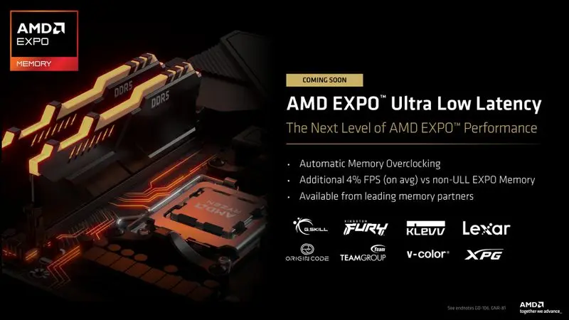 AMD EXPO Ultra Low Latency Memory