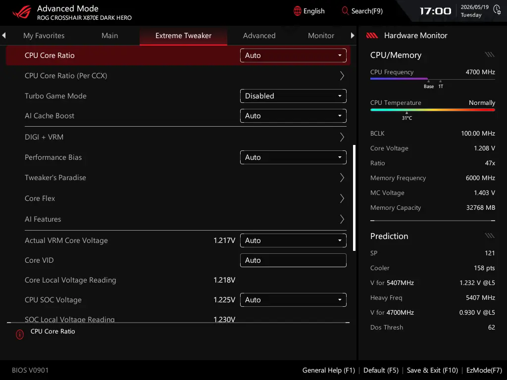 ASUS ROG Crosshair X870E Dark Hero