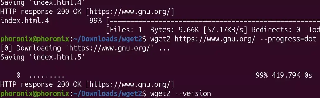 GNU Wget 2.3 Released With --progress=dot, OS/2 Improvements