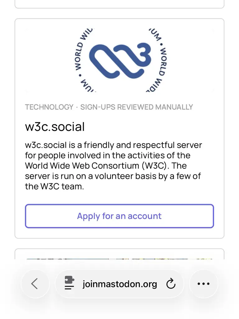 Our small self-hosted server been added today by @Mastodon to the list of…