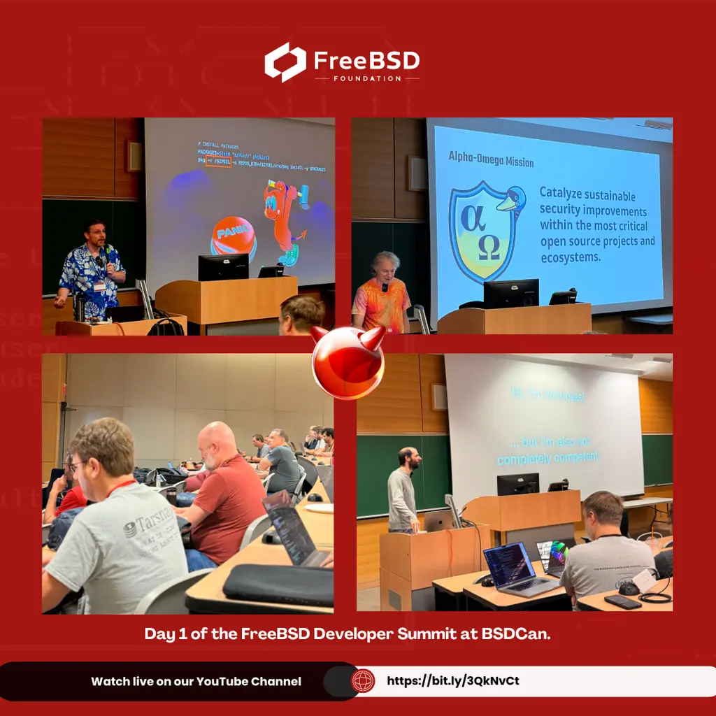Day 1 of the FreeBSD Developer Summit at BSDCan.