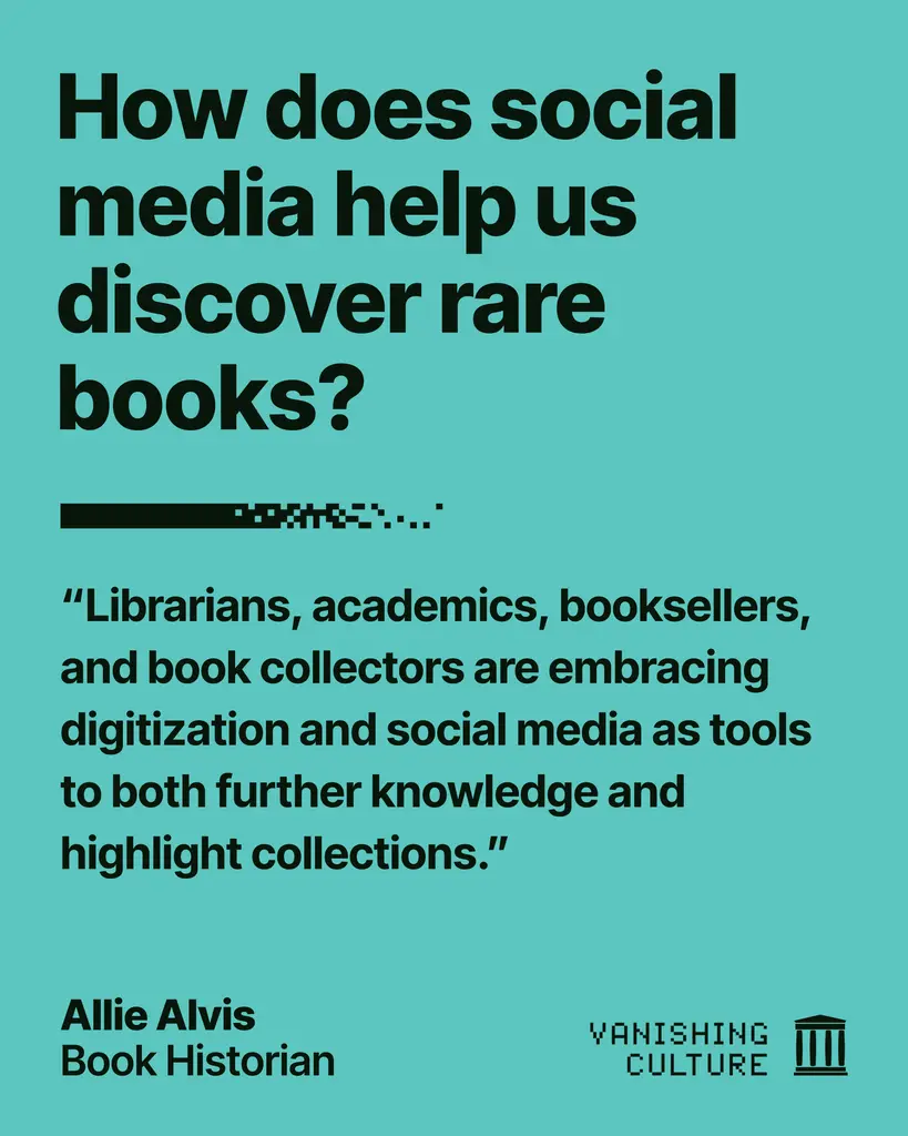 🧵1/2 Social media is helping rare books find new audiences. 📚📱