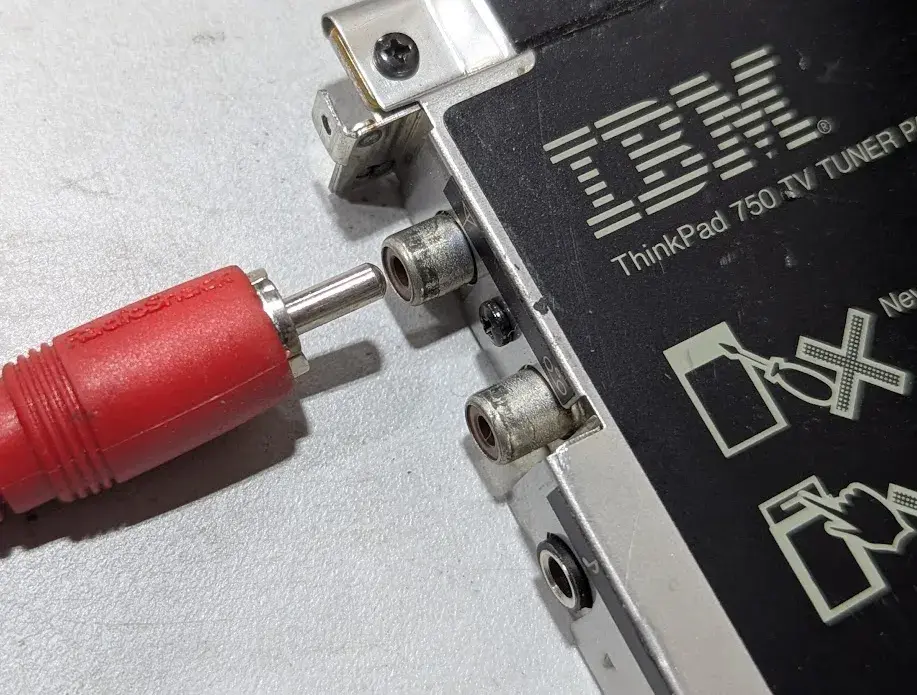something's not right about this RCA connector.