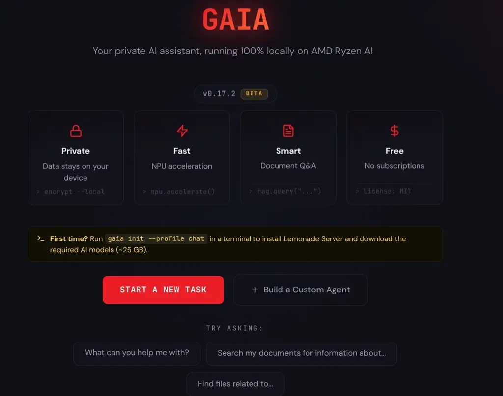 AMD's GAIA Now Allows Building Custom AI Agents Via Chat, Becomes "True Desktop…