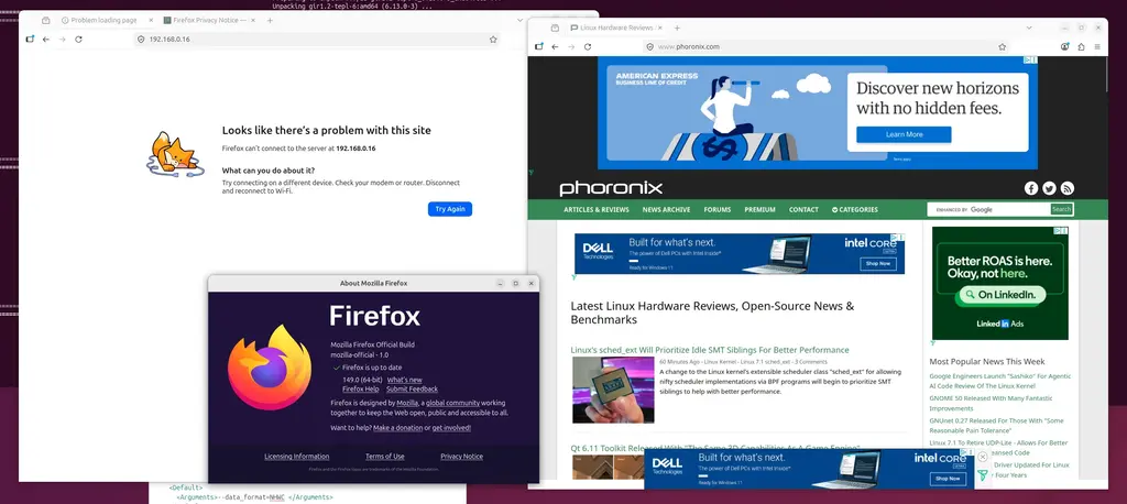 Firefox 149 Now Available With XDG Portal File Picker, Rust-Based JPEG-XL…