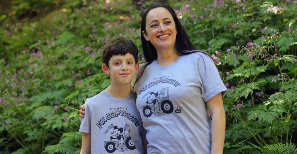 Now the whole family can wear matching EFF t-shirts!…