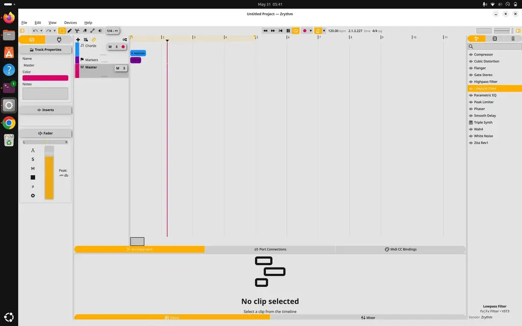 Zrythm 2.0 Alpha Released For Rewriting The Digital Audio Workstation In C++ &…