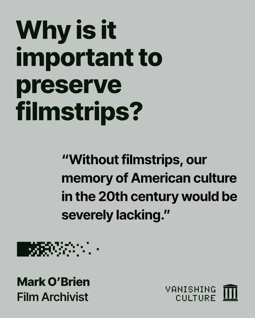 🧵1️⃣/2️⃣ Thousands of educational filmstrips are deteriorating faster than they can…