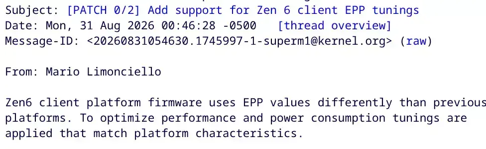 New Linux Patches Tune AMD Ryzen Zen 6 To Optimize Performance & Power…