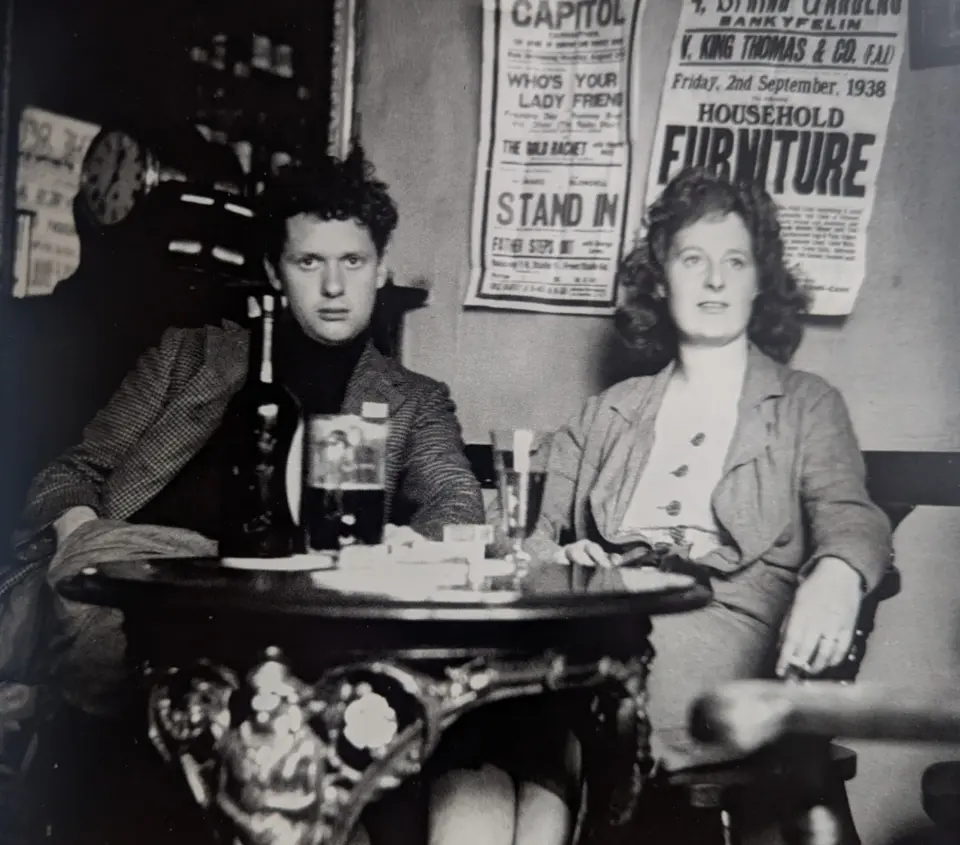 "Time held me green and dying