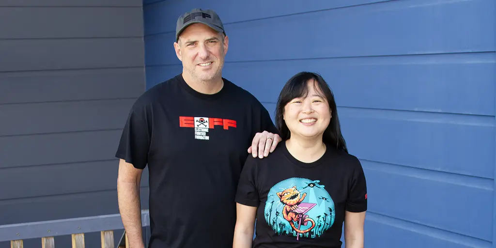 You know what your closet is missing? Two new EFF t-shirts! Become a member…