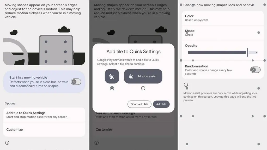 Google begins rolling out anti-motion sickness feature on Android 17