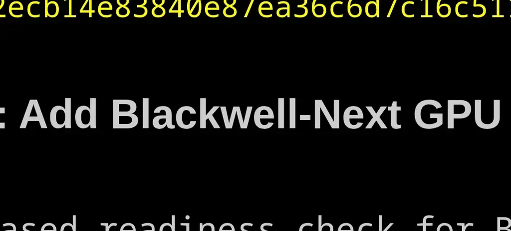 Linux 7.2 Begins Making Preparations For NVIDIA "Blackwell-Next"