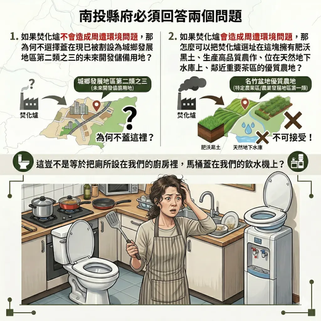 〈濁水桑田 不容焚化：必要性、合理性及無可替代性？──區位不宜〉