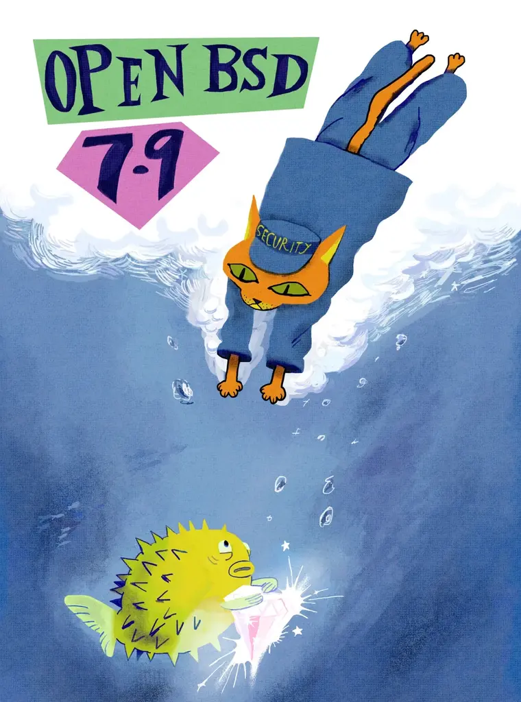 OpenBSD 7.9 Released With Support For Up To 255 x86_64 CPU Cores, WiFi 6