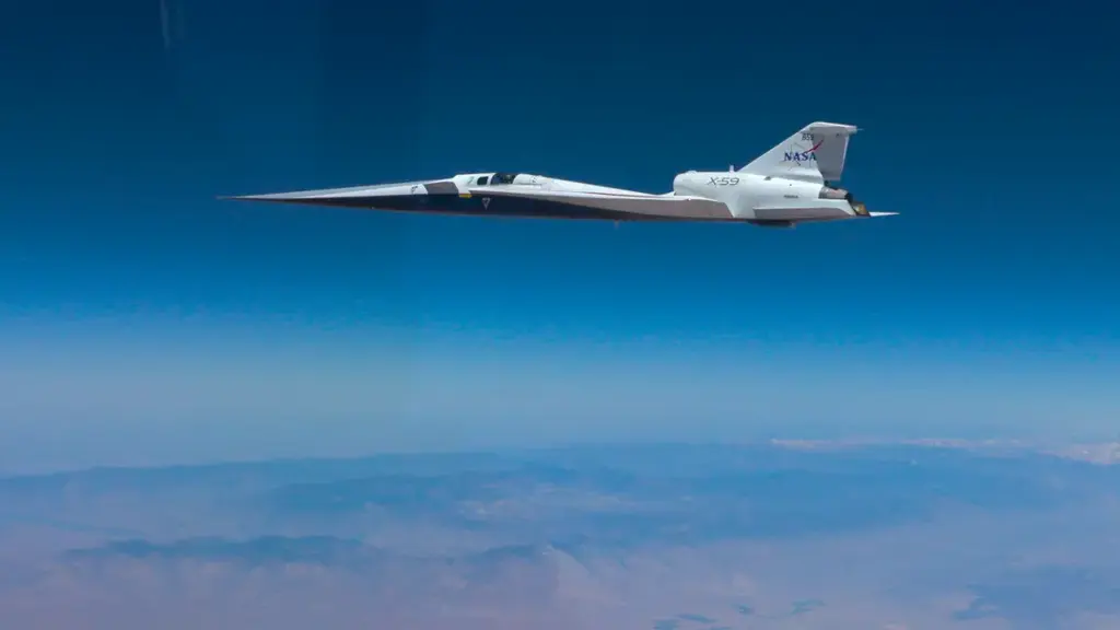 NASA's X-59 "frankenjet" tests supersonic flight without the sonic boom