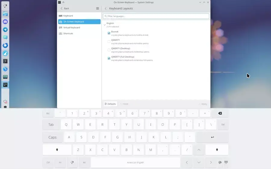 KDE Plasma 6.9 To Debut New Weather Widget & On-Screen Keyboard