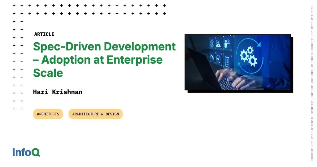 #SpecDrivenDevelopment helps align intent between humans & AI, but enterprise…
