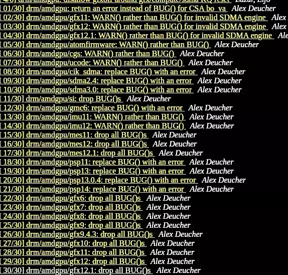 AMD Linux Graphics Driver Working To Clear Out All Of Its BUG()s