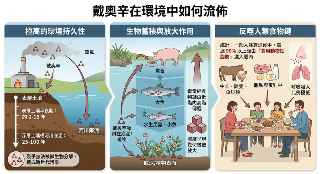【你所不知道的焚化爐 —— 戴奧辛在環境中趴趴走】