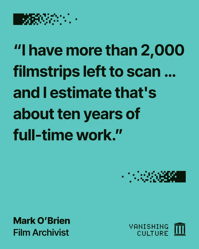 🧵1️⃣/2️⃣ Thousands of educational filmstrips are deteriorating faster than they can…