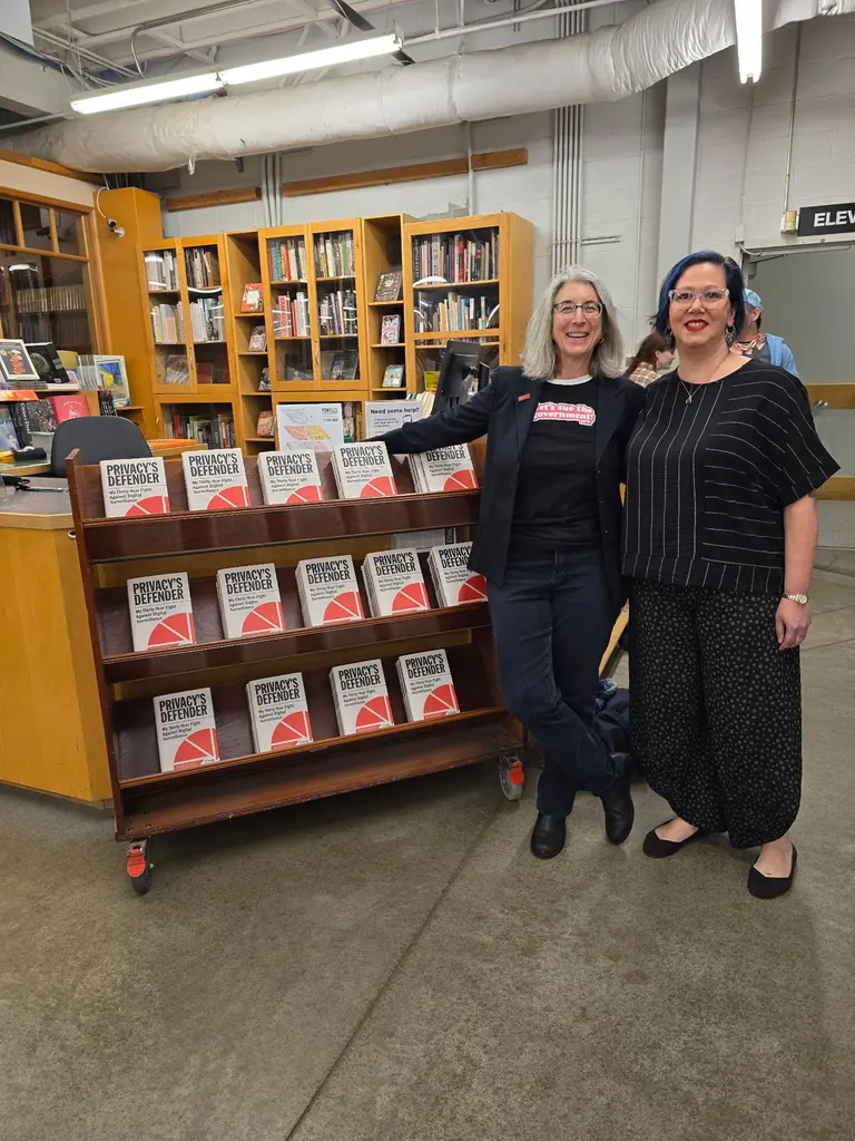Great event last night at @powells in #Portland #PDX with EFF’s Cindy Cohn! The…