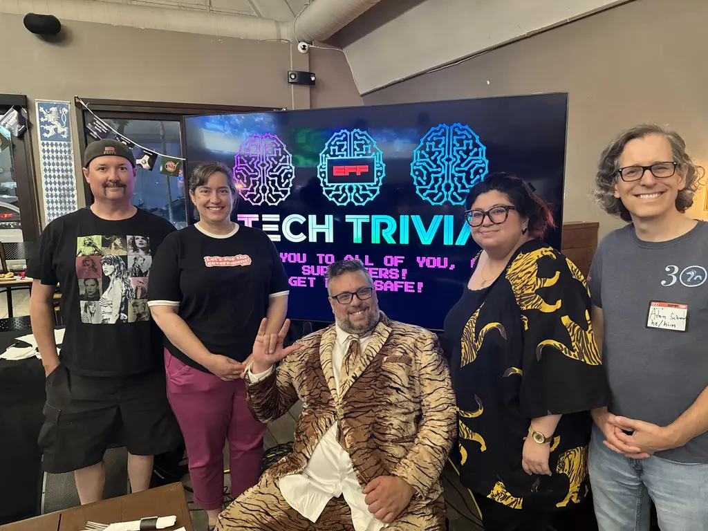 Such a great time at Tech Trivia last night at Steins Beer Garden in Mountain…