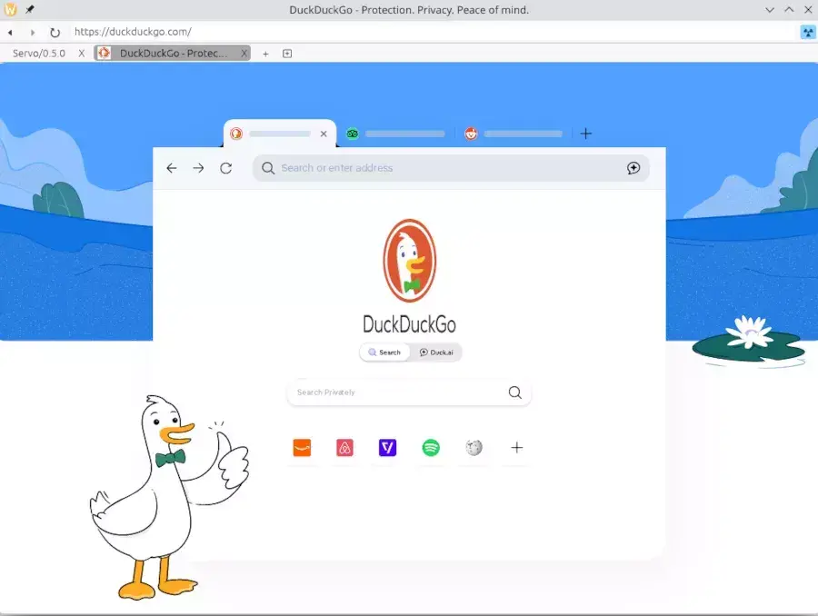 Servo 0.5 Released: DuckDuckGo Properly Rendering, Up To 10x Faster Text…