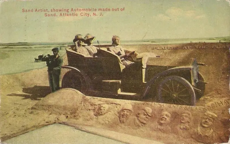 Photographs of Atlantic City Sand Sculpture (ca. 1880–1920)