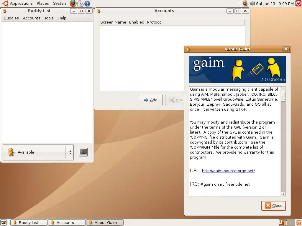 Gaim 3 Is In Development For Restoring The Original Gaim Instant Messaging App…