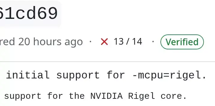 LLVM Clang Merges Initial Support For NVIDIA Rigel Core With Next-Gen Rosa CPU