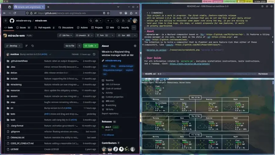 Mir-Based Miracle-WM 0.9 Introduces A WebAssembly Plugin System