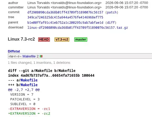 Linux 7.3-rc2 Released Following Another Busy Week