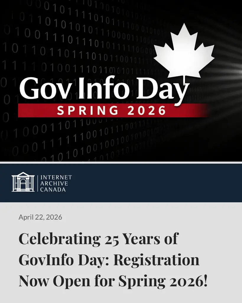 🇨🇦 25 years of GovInfo Day is worth celebrating. 🎉