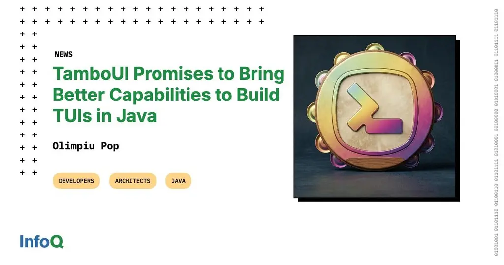 #TamboUI - the first modern Java TUI library.
