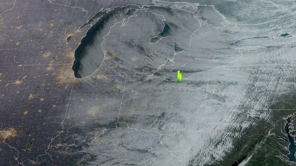 A large meteor is visible from much of Ohio and parts of neighboring states