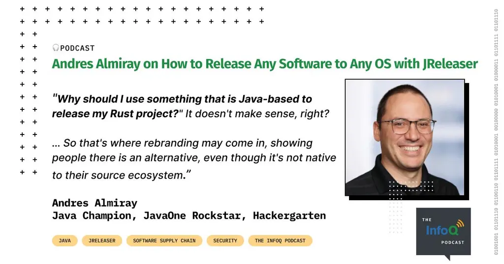 On the latest #InfoQ #podcast, Andres Almiray - serial open-source contributor…
