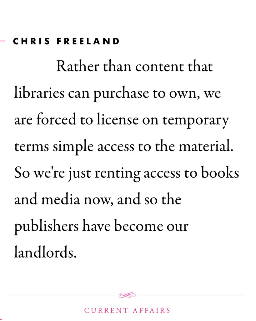 More and more of our culture now exists only in digital form … but libraries…