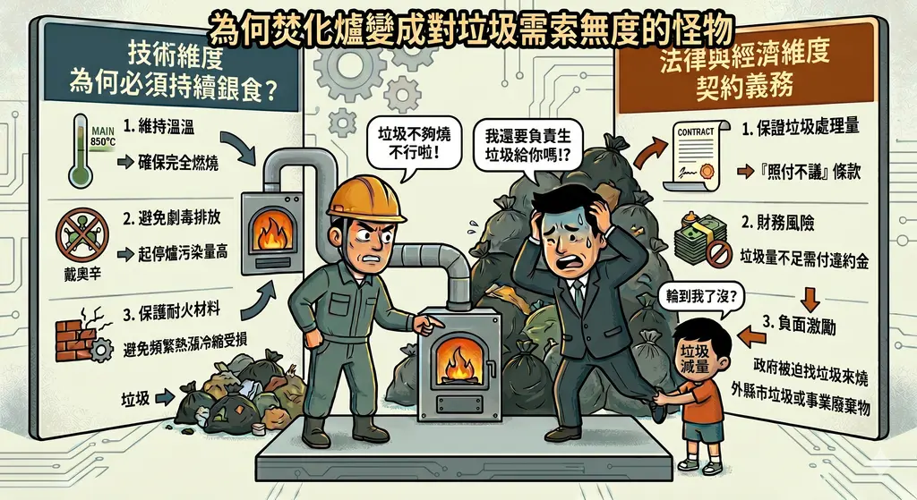 【焚化爐是垃圾吃不飽就會靠夭的巨嬰？】