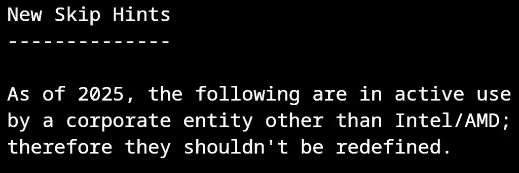 Another x86 Advisory From Some Entity Other Than Intel Or AMD