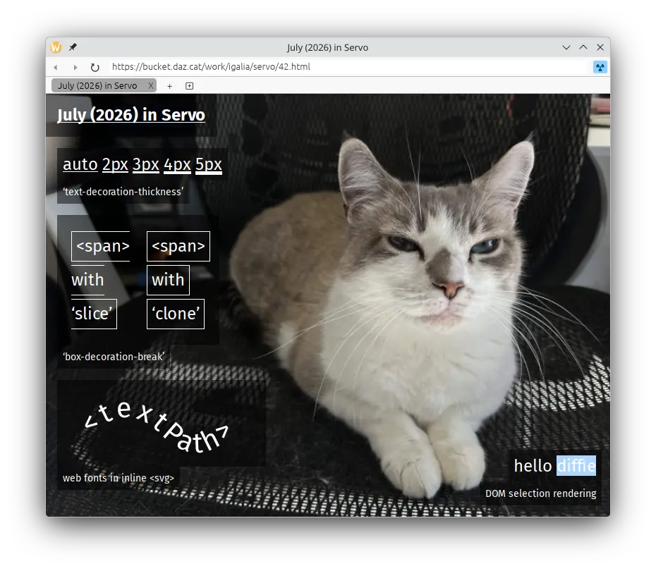 July in Servo…